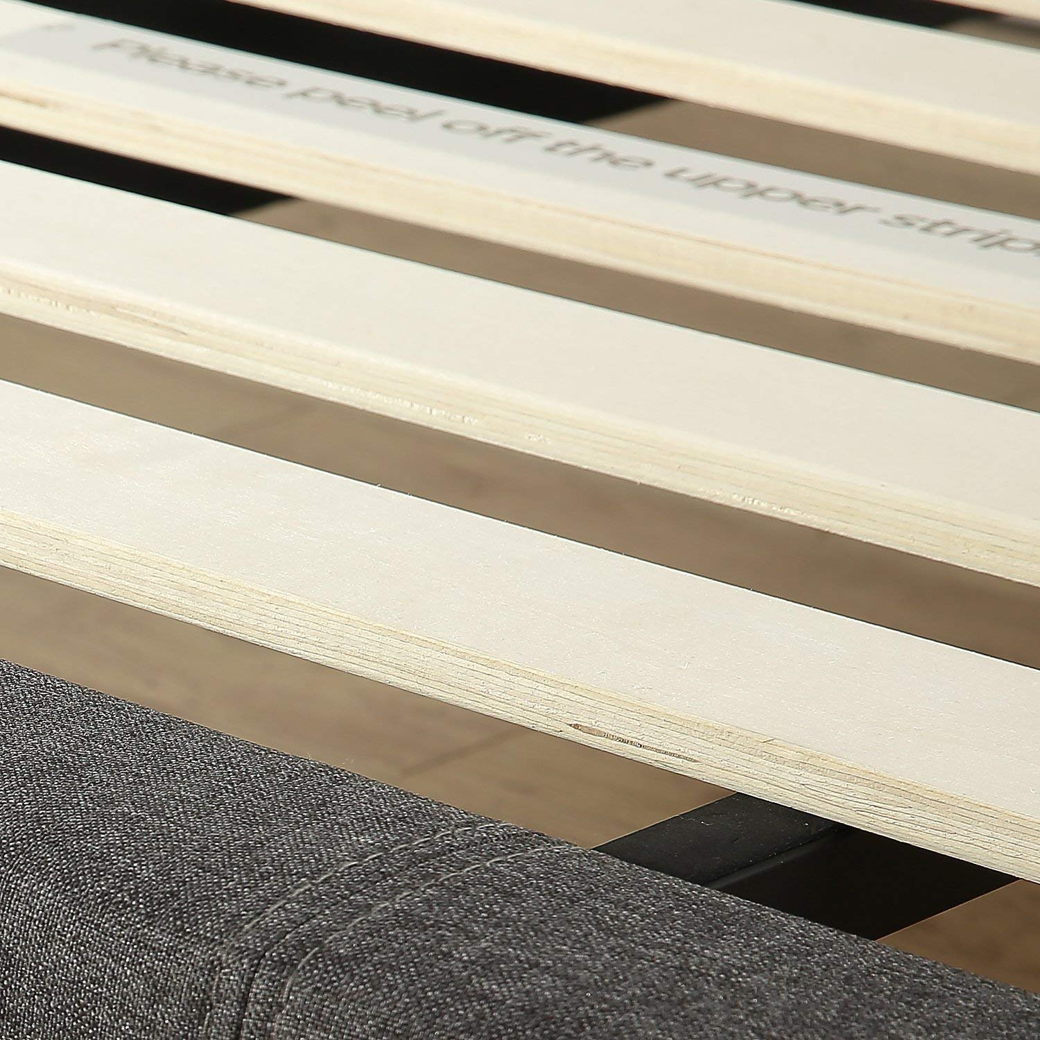 materials of zinus Upholstered platform bed