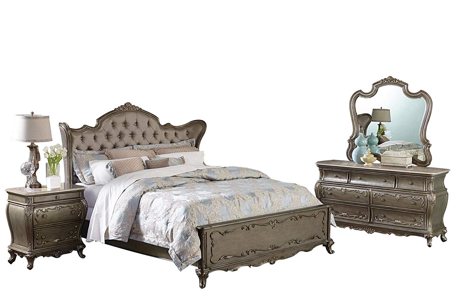 4PC Master Bedroom Set by Fenti Old World European