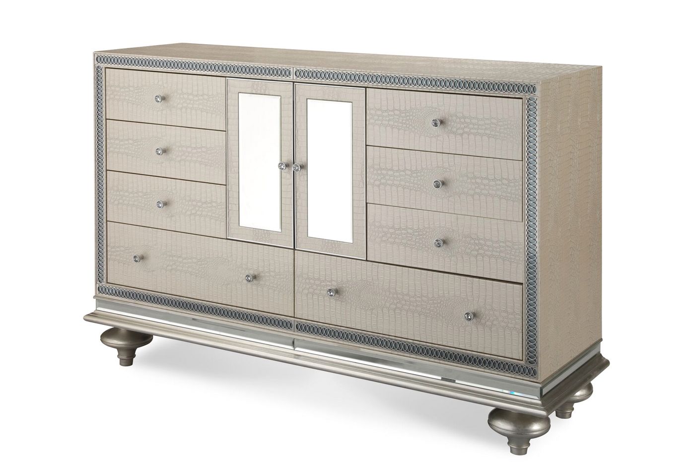 8-drawer dresser with hollywood swank bedroom furniture sets