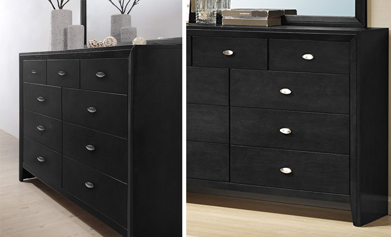 Pull-out Drawers with Metal Handles